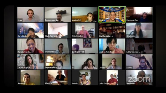 From ISKCON News: 100 Spanish-Speaking Devotees Participate in Online Bhakti Retreat