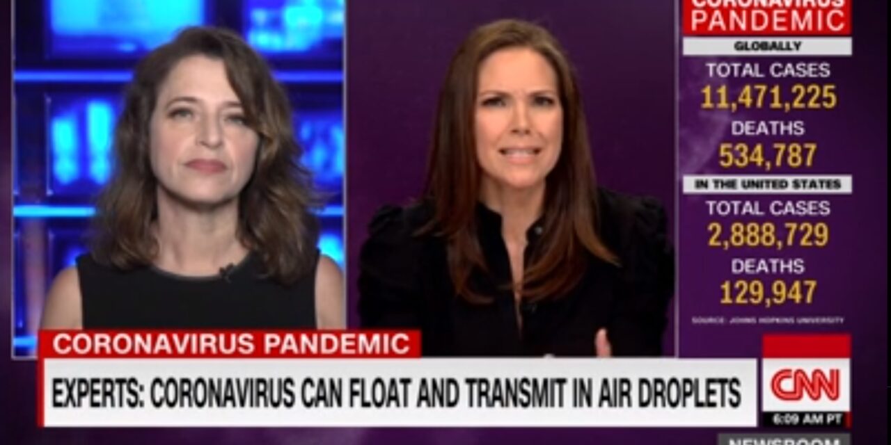Coronavirus can float in air and WHO and CDC should tell people that, experts say