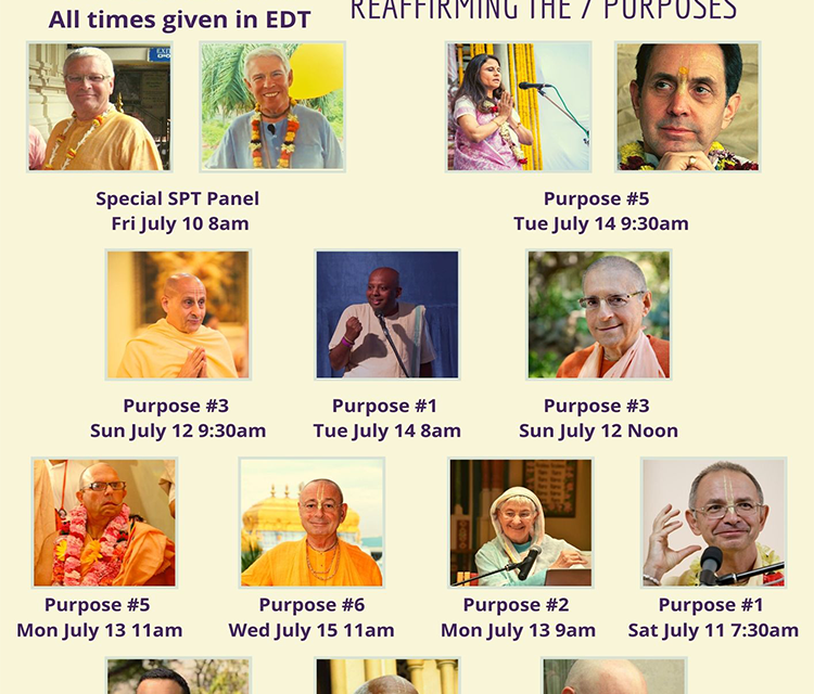 GBC Strategic Planning Team to Host Six Days of Facebook Live Events for ISKCON Incorporation Day (From ISKCON News)