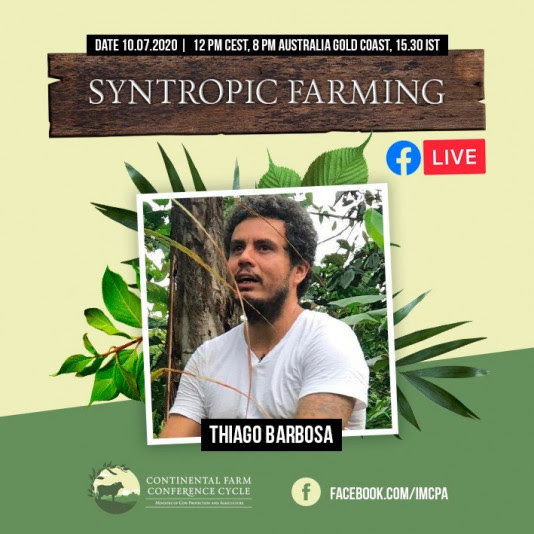 Syntropic Farming – Live with expert teacher on Facebook