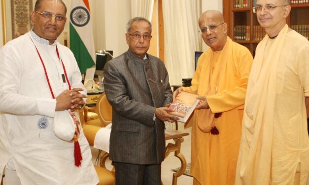 ISKCON saddened by passing of Shri Pranab Mukherjee Ji