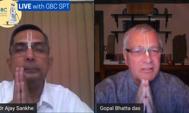 ISKCON made part of Indian Govt’s subcommittee, Frontline with COVID-19 with Dr Madhavananda DaS