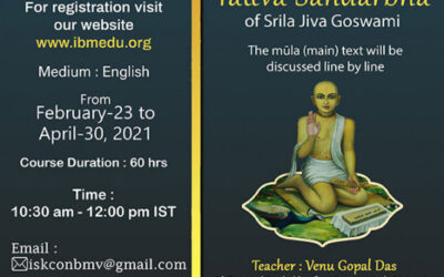 Online course on Tattva Sandarbha