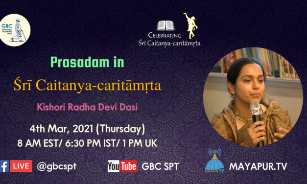 Prasadam in Śrī Caitanya-caritāmṛta