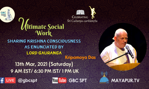 Ultimate social work-sharing KC as enunciated by Lord Gauranga