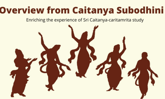 Overview from Caitanya Subodhini