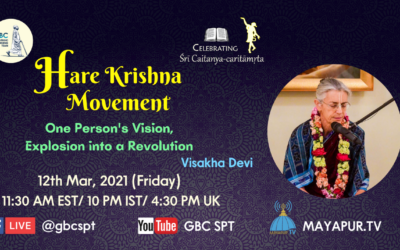 Hare Krishna Movement-One person’s vision, explosion into a revolution