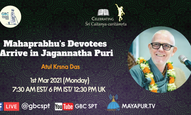 Mahaprabhu’s Devotees Arrive in Jagannatha Puri