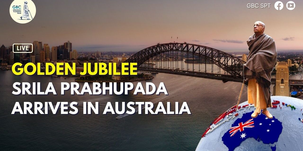 Golden Jubilee: Srila Prabhupada arrives in Australia