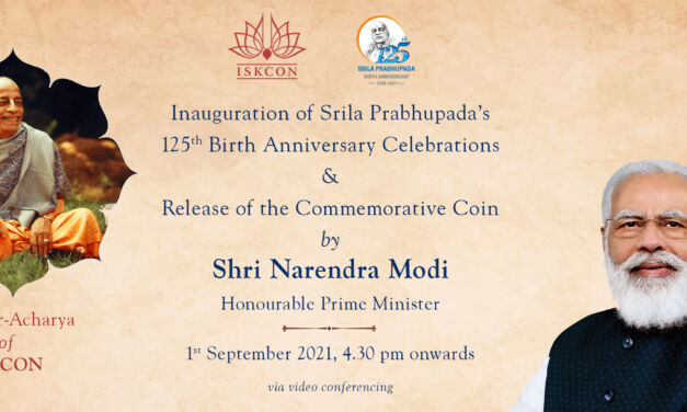 PM Modi to release Srila Prabhupada’s Coin
