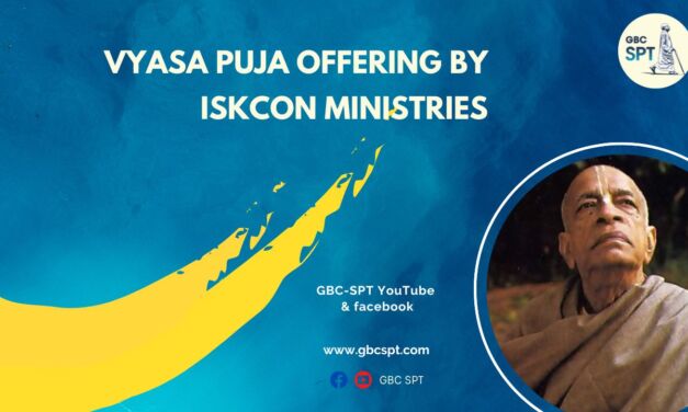 Srila Prabhupada Vyasa Puja Offering by ISKCON Ministries
